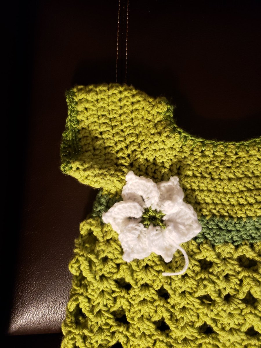 MadeSonni's tweet photo. #SONNIMADE Green Goddess baby dress Sz 6-9 mo #crochet #yarn #yarnart #crocheter #crocheted #crocheting #crochetlove #crochetgeek #crochetnerd #fiberart #babywearing #crocheteveryday #crochetninja #babyshower #hookedoncrochet #babyshowerideas #yarnaddiction #hookedonyarn2019 https://t.co/KxIRK3c7EC
