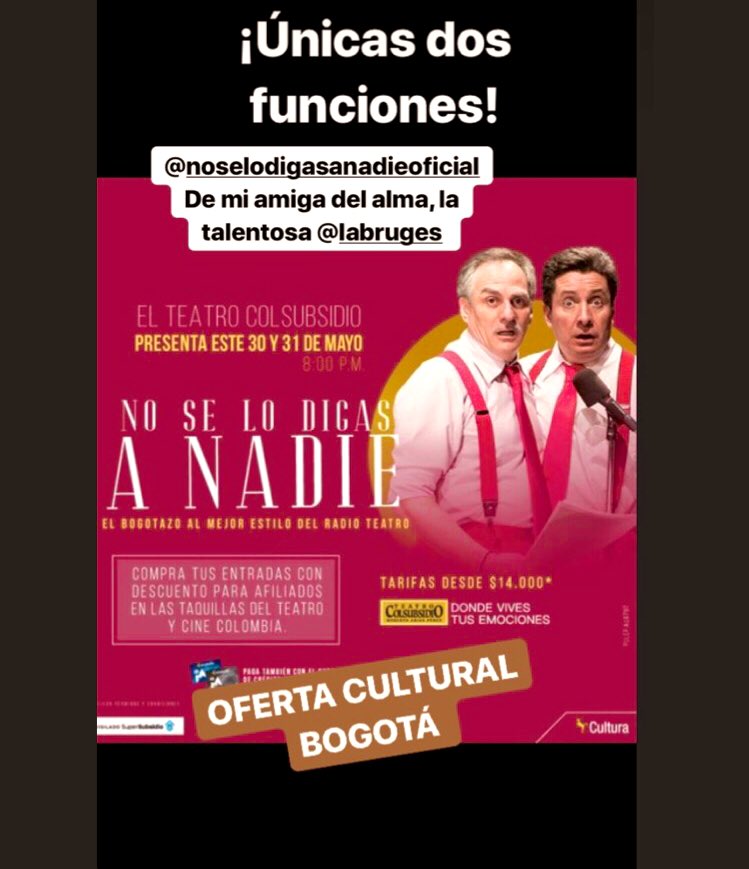 Vuelvo por acá a hacerme publicidad porque uno es así de paila.