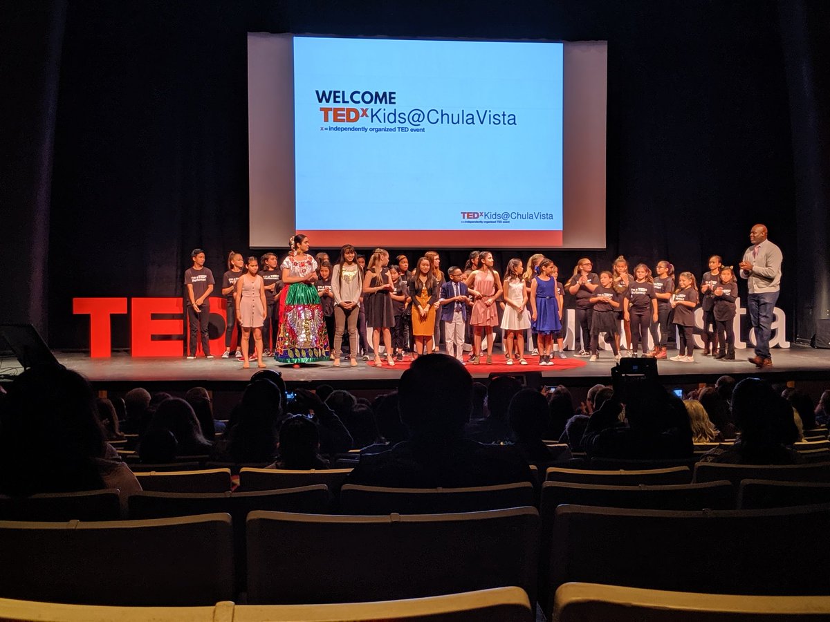 Absolutely blown away by our <a href="/CVESDNews/">CVESD News</a>  students at our first ever <a href="/TEDxChulaVista/">TedxChulaVista</a> #kids event! They beautifully articulated the theme of #Harmony 

#cvesdArts