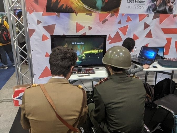 UnboundTheGame's tweet photo. @UnrealEngine unbound worlds apart at comic con :)
#EECC19 https://t.co/8jENcuxo57