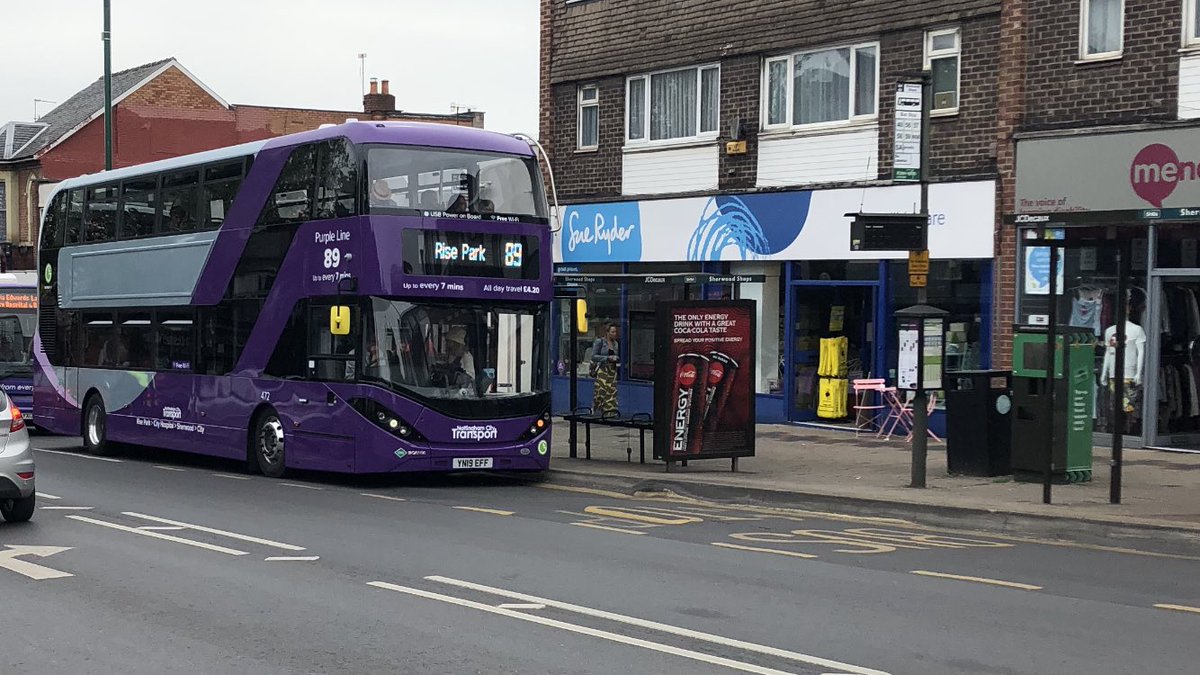 acsnottingham's tweet photo. Kate suggests we go out for lunch and funnily enough no objections from me that she suggests a place in #Sherwood! #NCTGasBus https://t.co/K9BHXaHIVh