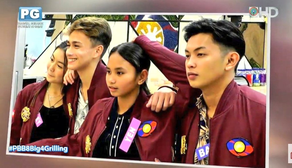 Ash_Queen_'s tweet photo. No hate ah pero diba grilling 'to ng Big 4? Eh bakit parang yung mga ex-housemates pa yung roasted? LOL Lalo na si Ashley at Batit langya hahaha burn na burn sila ih
GO CAMP-BAHAY, SLAY 'EM ALL!
#OneStepCloserASHTAN
#PBB8Big4Grilling https://t.co/LTPGEwVFbi