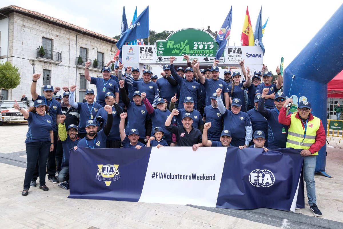 #FIAVolunteersWeekend​ <a href="/fia/">FIA</a> <a href="/RFEdeA/">Real Federación Española de Automovilismo</a> <a href="/FAPASTUR/">FAPA</a> <a href="/TurismoAsturias/">TurismoAsturias</a> <a href="/ayto_pravia/">AYUNTAMIENTO DE PRAVIA</a>