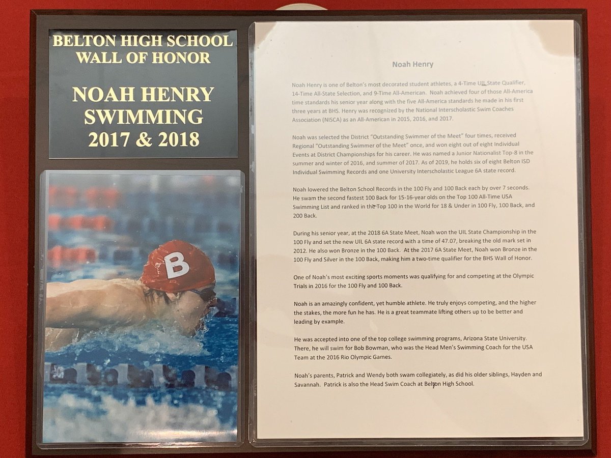 Randy Pittenger On Twitter Congrats To Noah Henry Inducted Into