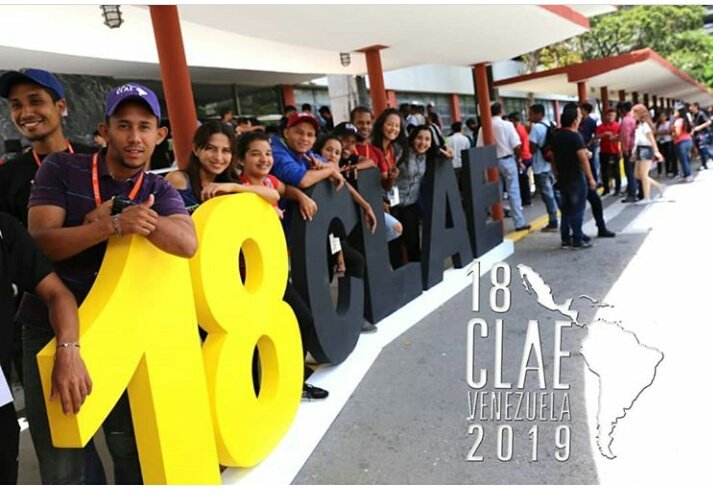 soyfornerino's tweet photo. La alegría, el entusiasmo y toda la fuerza de nuestra juventud en el 18vo Congreso Latinoamericano y Caribeño de Estudiantes #CLAEVenezuela2019. Venezuela está orgullosa de ustedes jóvenes de la Patria Grande. ¡Sigan Adelante con sus Sueños y Luchas! @NicolasMaduro @JuventudPSUV https://t.co/daxBaxk7Wl