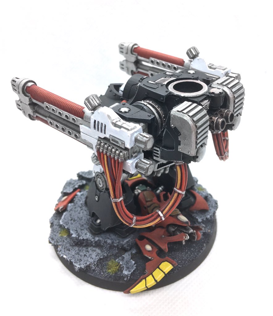seanoneill1980's tweet photo. Better photos of my finished, Deredeo, no filter.
#eavymetal #warhammer40k #gamesworkshop #paintingwarhammer #paintingforgeworld #amateur #gw #forgeworld #40k #imperium #adeptusastartes #spacemarines #ravenguard #30k #horusheresy #dreadnought #deredeo #elite https://t.co/07IDBcvKct