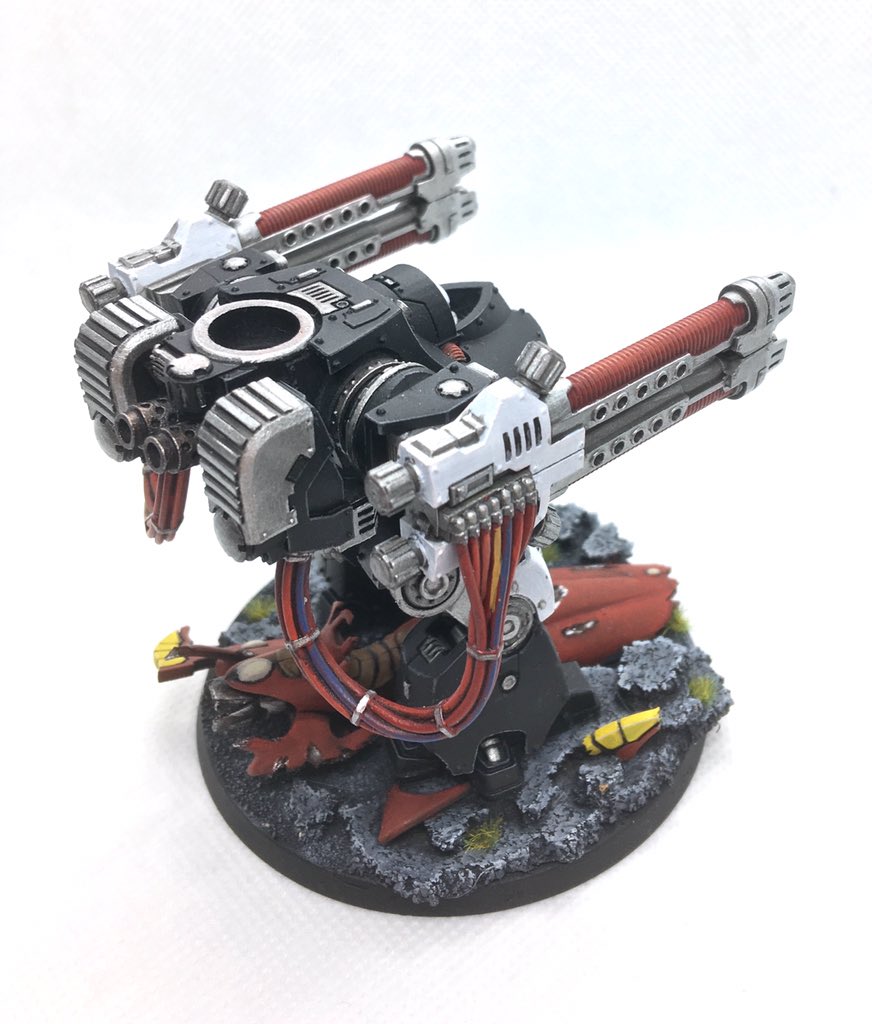 seanoneill1980's tweet photo. Better photos of my finished, Deredeo, no filter.
#eavymetal #warhammer40k #gamesworkshop #paintingwarhammer #paintingforgeworld #amateur #gw #forgeworld #40k #imperium #adeptusastartes #spacemarines #ravenguard #30k #horusheresy #dreadnought #deredeo #elite https://t.co/07IDBcvKct