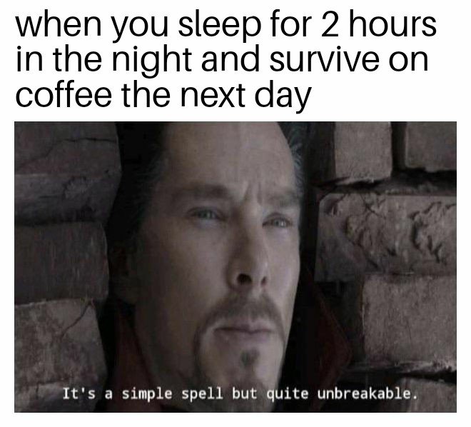 _shivani_p's tweet photo. #SaturdayThoughts #JustBoredPosts
#memeoftheday #DrStrange #coffeeholic https://t.co/HHyvzV0heE