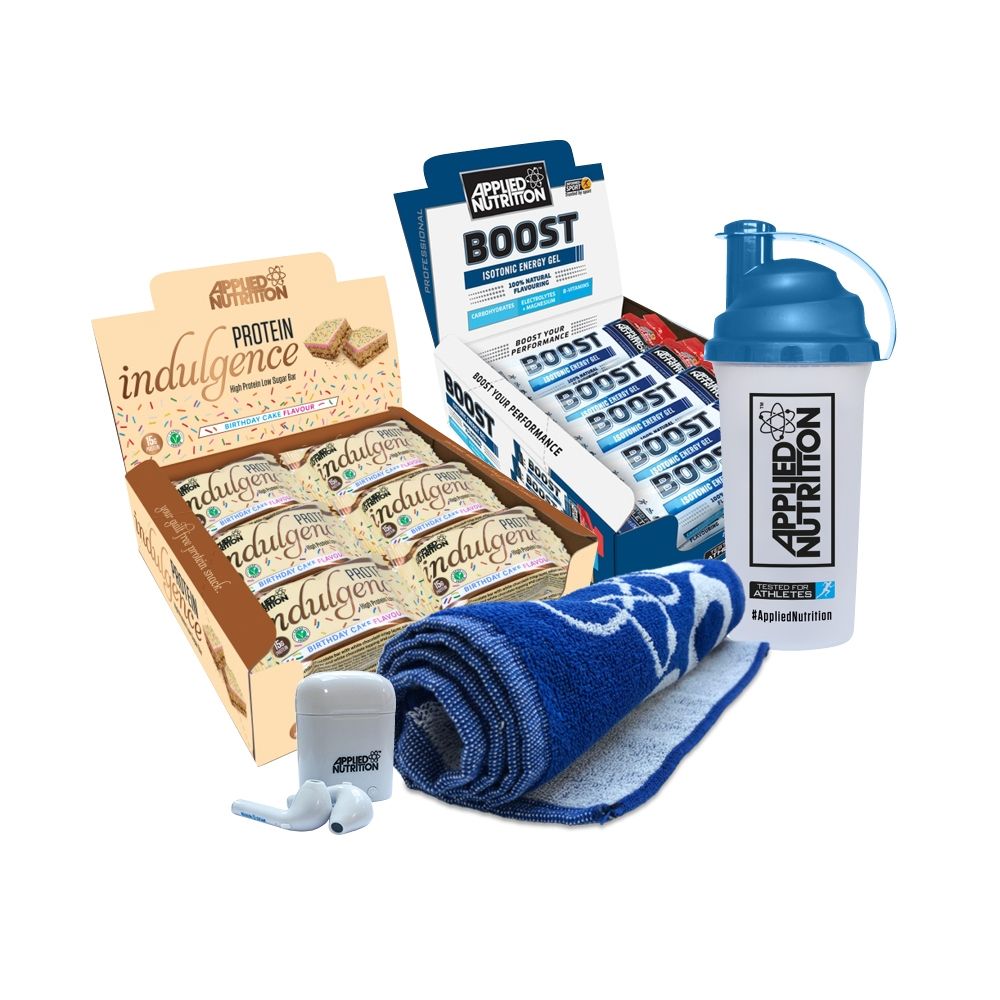 The new bundle from #AppliedNutrition is now in stock!

➡️➡️ buff.ly/2VN2Ysp ⬅️⬅️

All of these goodies for £32.99!

💪 Indulgence bars
💪 Boost Energy Gels
💪 Shaker bottle
💪 Gym towel
💪 Earpods
