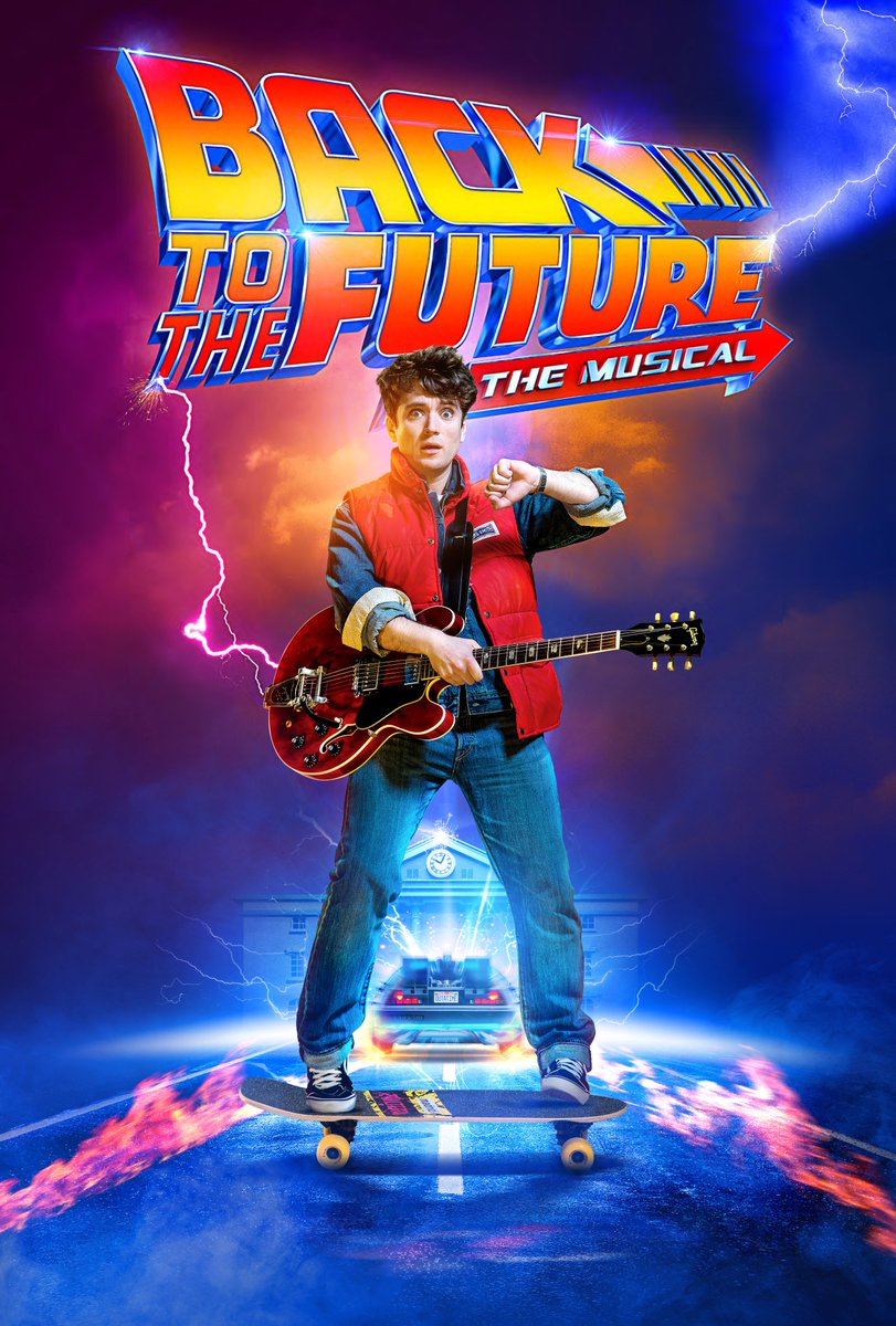 MusicalTheatreR's tweet photo. The original Doc Brown, Christopher Lloyd, has welcomed the news that @BTTFmusical will open in 2020, debuting in Manchester (@PalaceAndOpera) in Feb 2020 ahead of a #WestEnd run.
@ollaaaay has won the coveted role of Marty McFly, #JohnRando directs
https://t.co/0DgJVM6FIt https://t.co/Z9GIHqrpEL