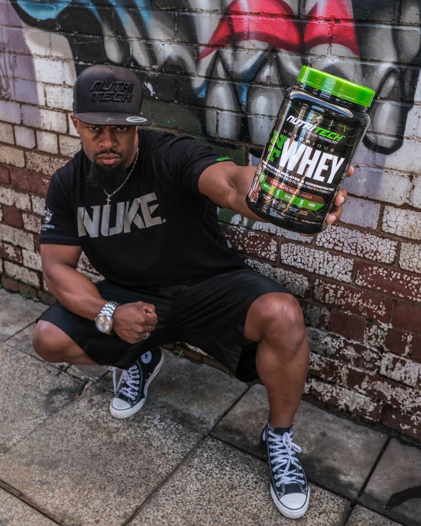 NUTRITECHFIT's tweet photo. I wasn’t the biggest, I wasn’t the baddest,
I just made sure I hit the hardest. 🐲
#NUTRITECH #MADEAFRICASTRONG #POSTWORKOUT #NOTORIOUS #NTWHEY https://t.co/7uogQ9TBQP