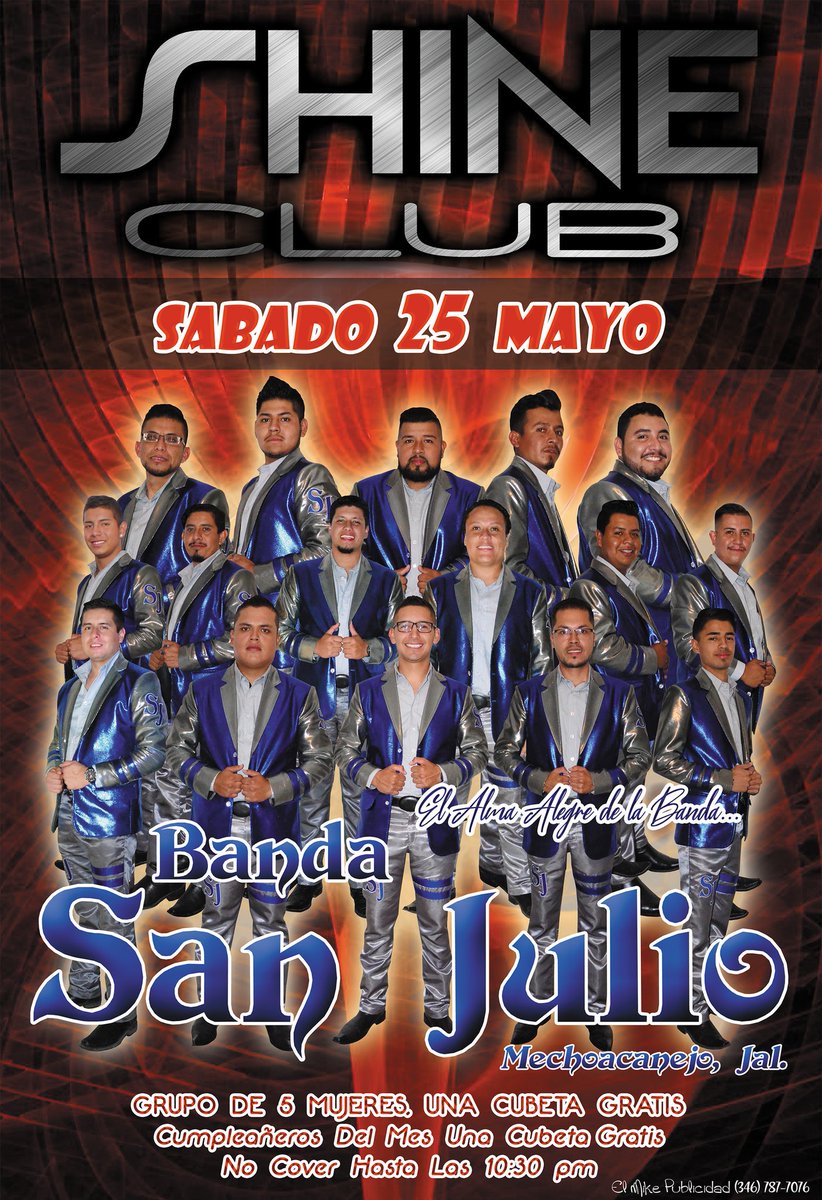 BandaSanJulio's tweet photo. Hoy allá nos vemos #YQueSueneLaBSJ https://t.co/0nHJ7pO864