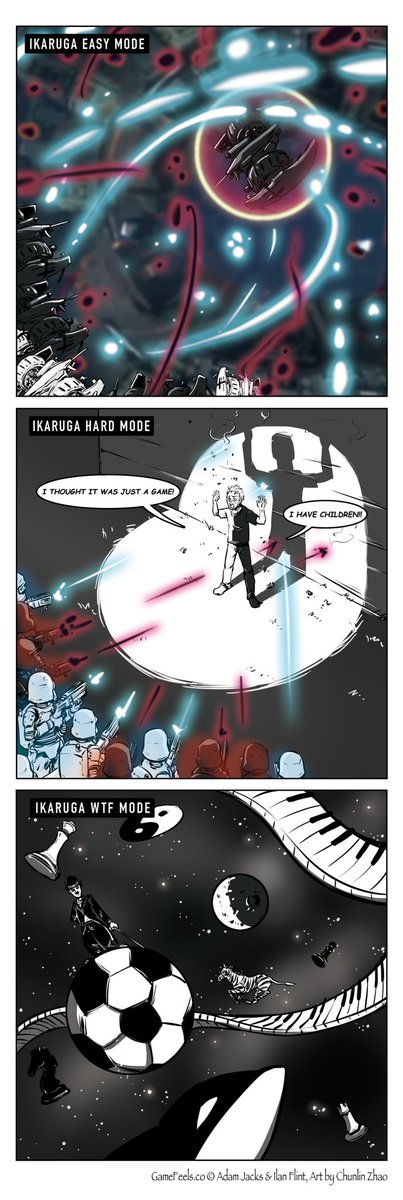 GameFeelsComic's tweet photo. Hardships.

@TreasureCoLtd @MetalJesusRocks #ikaruga #gaming #webcomics https://t.co/IWWrwVuODl