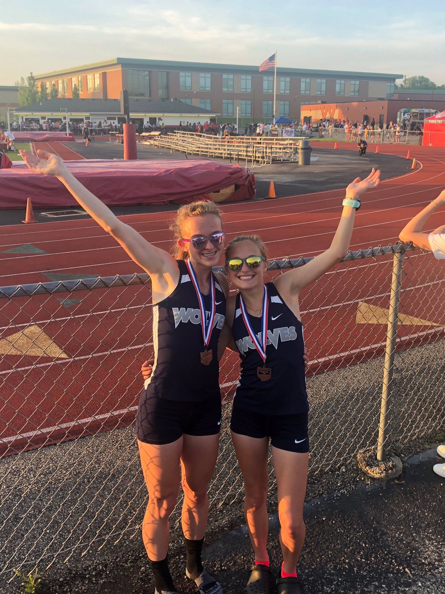 trackWCHS's tweet image. Outstanding job by our state qualifiers!!! @maddiewalker__ in the 1600m and @morgan_walsh13 in the 800m!! @WestCler @WCHSWolves @ECC_Sports #WCpride