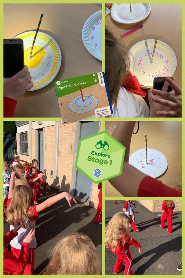 8thWillenhall's tweet photo. Rainbows started the Explore Stage 1 Skill Builder by looking at shadows and creating our own sundials #girlguiding #Rainbowguides https://t.co/Wx0IM8b4YG