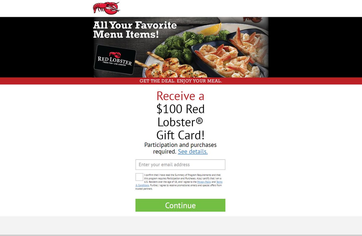 EmilyKMcCray1's tweet photo. Win  a free  $100 Red Lobster Gift Card

 go to :   https://t.co/8s8ZtVM3lb

#ftrrgiftcards
#freegiftcard
#giftscard
#Lobstergiftcard
#lobster 
#lobstergiftcards https://t.co/paEwqA1B4N