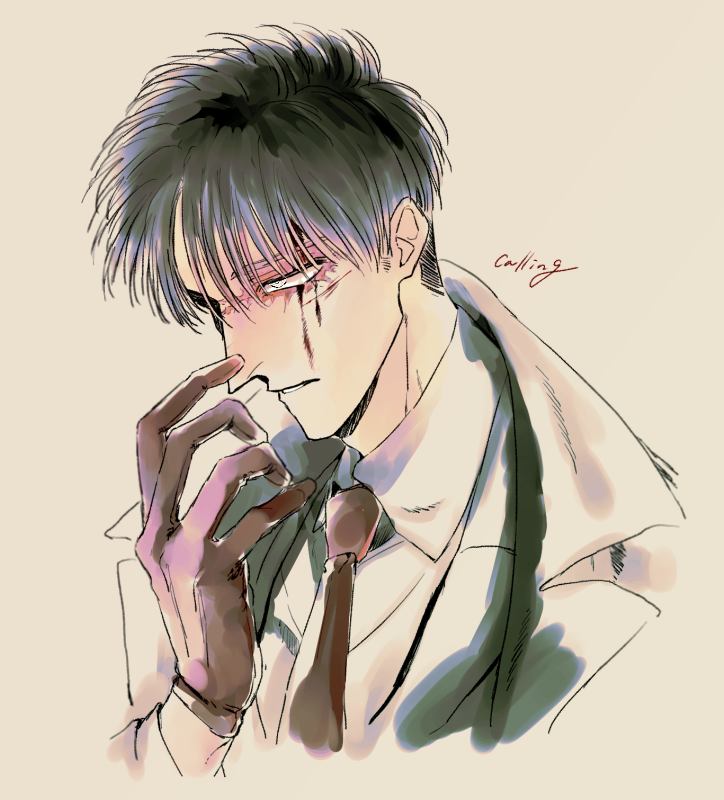 2ka2kami's tweet photo. @Calling_TL 死者の受けた恐怖を視る。　#Calling_illust https://t.co/B9WEs4AtQQ