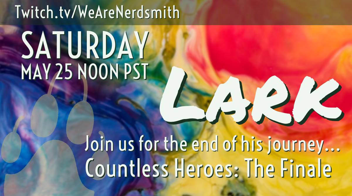 CountlessHeroes's tweet photo. Come see the end of his journey today at 12pm PST on https://t.co/PyhrfebXfw #actualplay #dnd https://t.co/1ZIZX3O6Xa