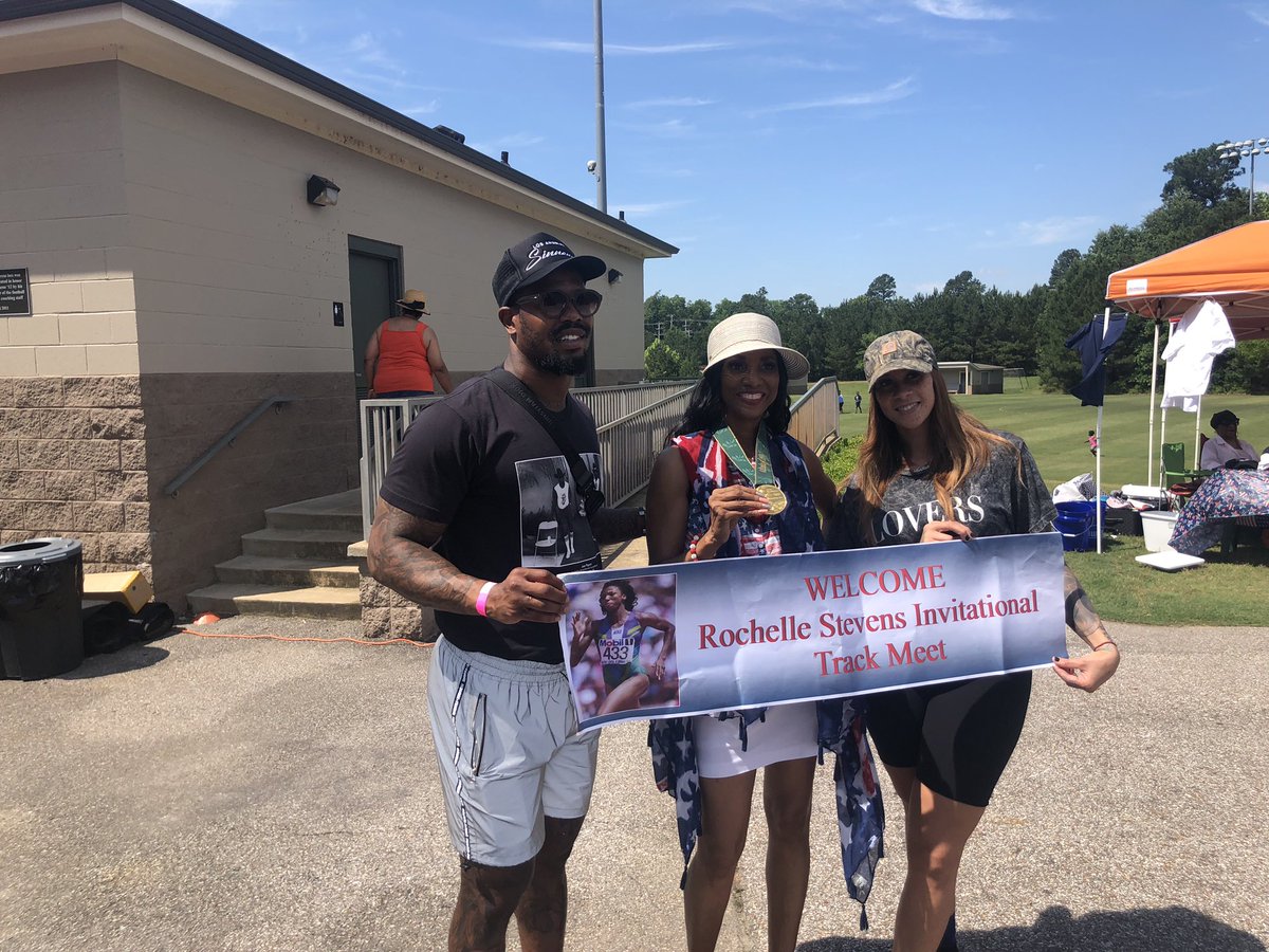 Gryphon Athletics (@gryphnation) on Twitter photo Really excited to have Rochelle Stevens, 1996 Olympic gold medalist, on campus today running her track event at SG. You may recognize the other gentleman as well, <a href="/VonMiller/">Von Miller</a> . Thanks for stopping by and visiting! Really excited to have Rochelle Stevens, 1996 Olympic gold medalist, on campus today running her track event at SG. You may recognize the other gentleman as well, <a href="/VonMiller/">Von Miller</a> . Thanks for stopping by and visiting!