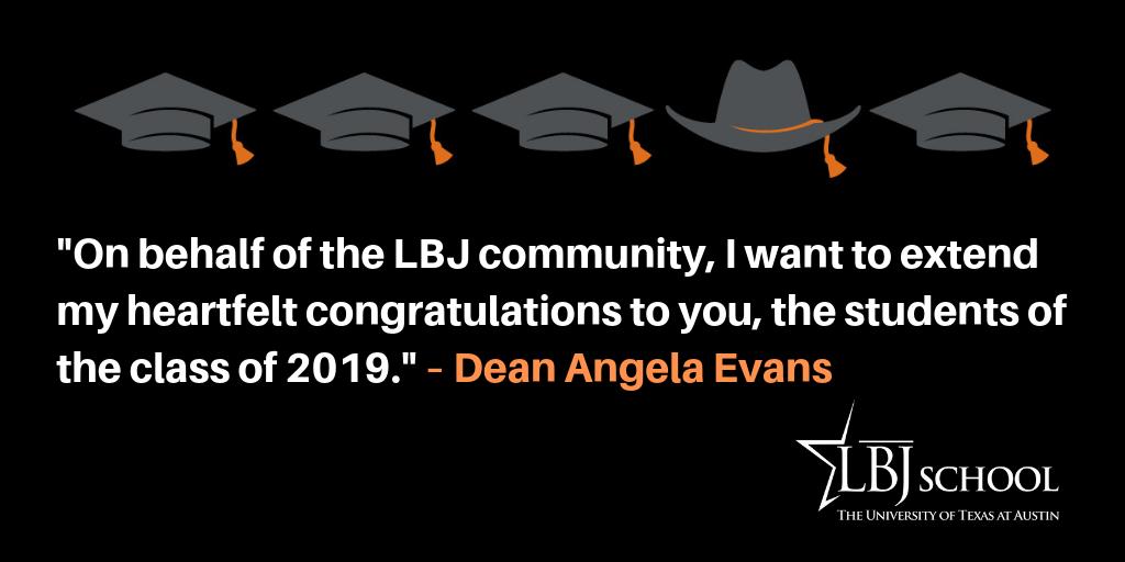 TheLBJSchool's tweet image. #LBJGrad19 #UTGrad19
