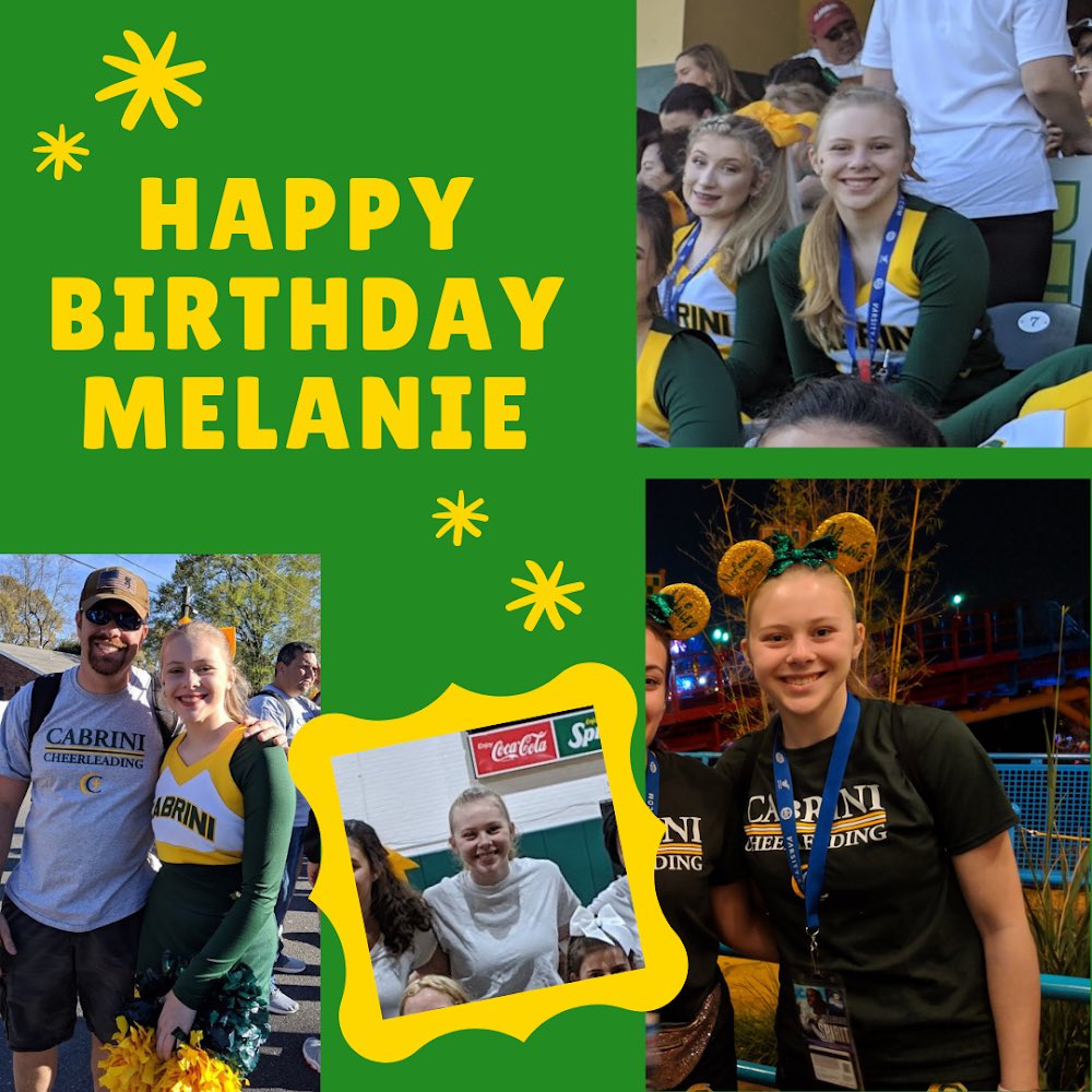 cabrini_cheer's tweet photo. Wishing a happy birthday to this sweet girl! Hope you have an amazing weekend! #birthdayweekendfun https://t.co/J2SxORmqKL