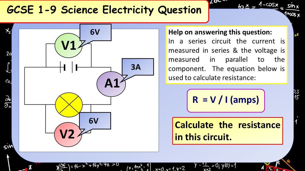 StPats_Science's tweet image. Don’t forget to learn all your equations for Electricity 💡below are some examples @StPatsBanbridge