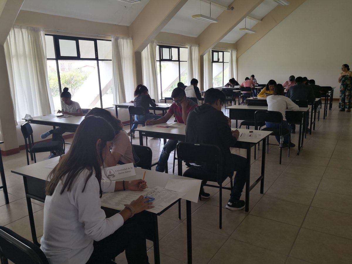 josuegarma's tweet photo. En estos momentos estamos en la aplicación del primer examen de ingreso a las diferentes universidades de SUNEO.
Exito a todos los aspirantes.
#OrgulloNovaUniversitas #UTM #UNSIS #UNSIJ #UNCA #UNICHA #UNCOS #UNISTMO #UNPA #UMAR #NOVAUNIVERSITAS https://t.co/YN0c6wBdHL