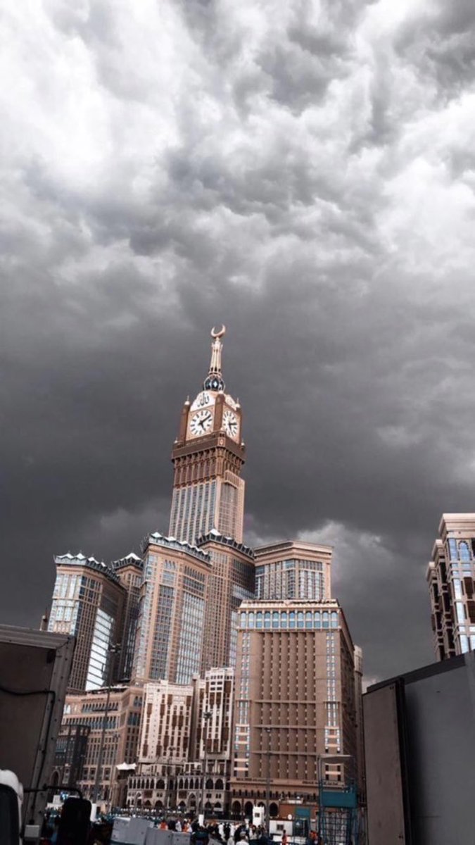 #امطار_مكه اللهم لك الحمد كما ينبغي لجلال وجهك و عظيم سلطانك ..