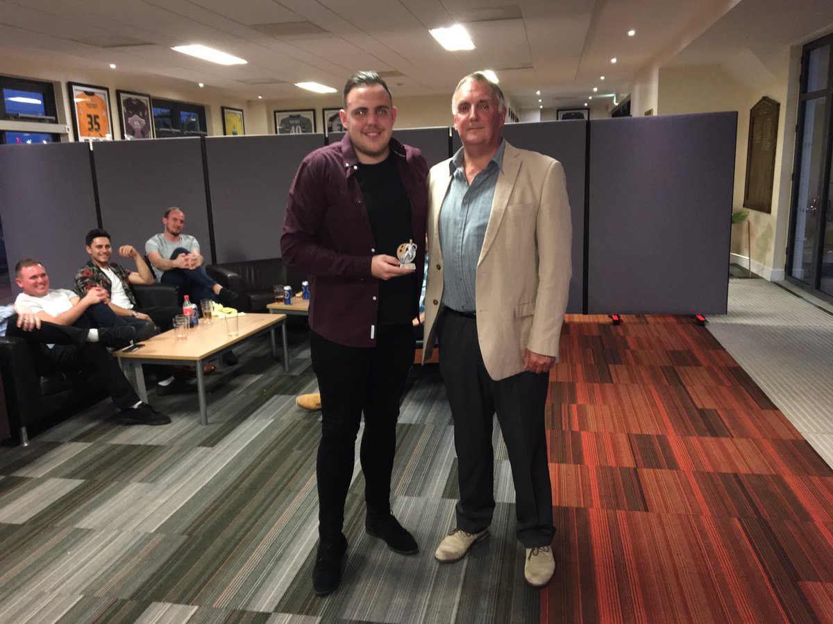 cusafc's tweet image. Congratulations to @Paul_Roberts9 for his vast array of awards following his superb season of football 👏