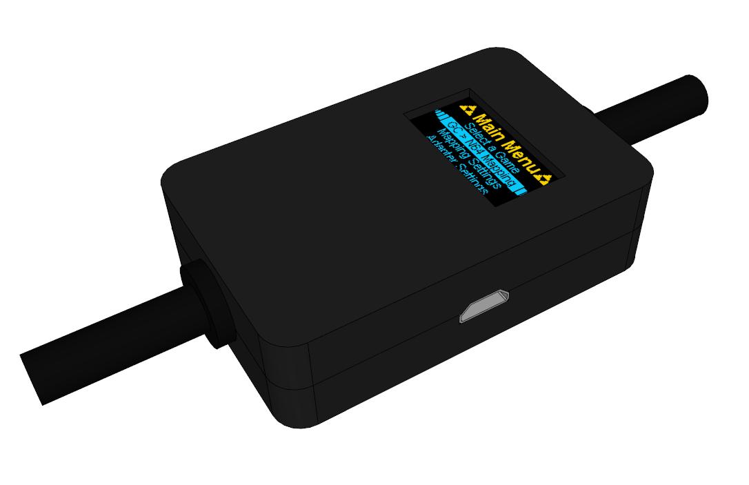 ElectroModder's tweet image. Adapter V2.0 already implemented:
 - Updatable firmware
 - N64, GC and Wii CC support
 - Input display x3 (micro USB port)
 - 4 x GC -&amp;gt; N64 mappings
 - 4 x N64 -&amp;gt; VC mappings
 - Hard + Soft triggers + variable threshold
 - Disable mapping option (for GC)

Still waiting for parts!