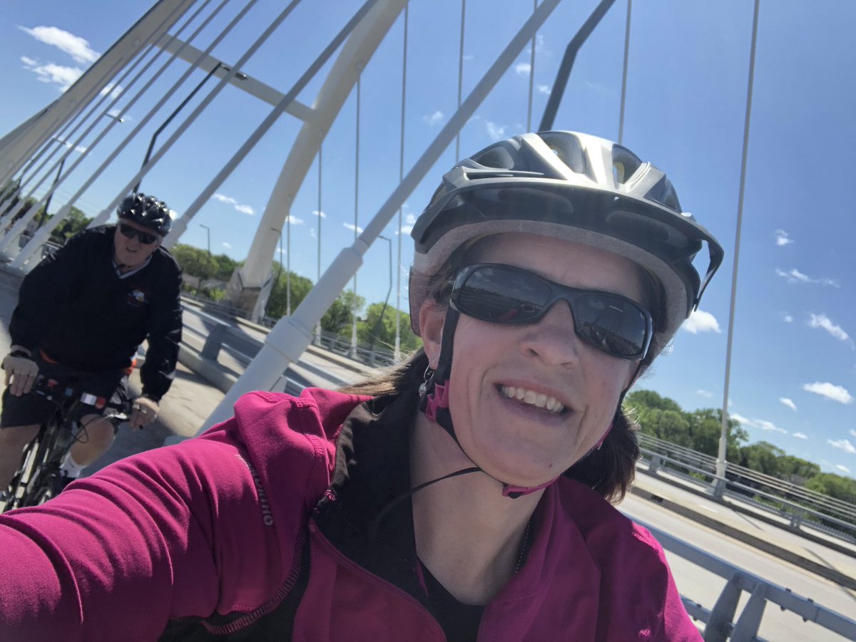HeiserDebra's tweet photo. Out enjoying the sunshine it is going to be an amazing weekend #bikempls https://t.co/bz10H1SxEc