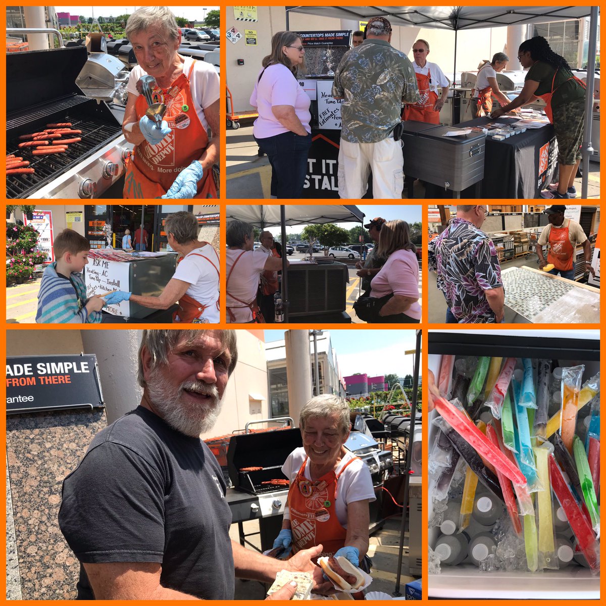 Dsrthorn's tweet photo. Having fun with the customers in K-Town . Hot dogs , ice pops and beach music. Not to mention a little lead generating. Nice job Angela for making it happen ! @AngelaK62467606 @WebbfWebb @gloria_terri @RanSmith4 https://t.co/oPmHACPMeT