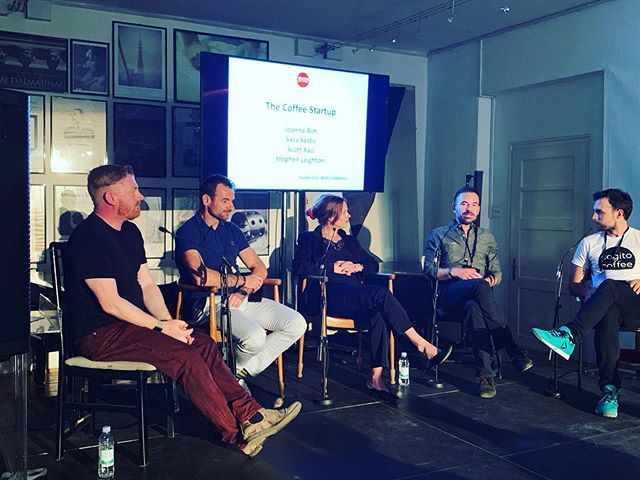 BARISTAMAGAZINE's tweet photo. Way cool talk about cafe ownership from @joannaalm + @whereisscottrao + @sasasestic + @hasbean #coffeebusiness #coffeeentrepreneur #coffeeeducation #rnbweekend #rnbweekend https://t.co/8y93QVJNg4 https://t.co/Lw7qkxY4ib