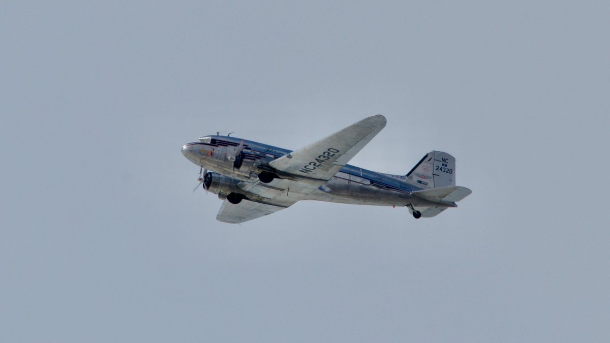 FrankReardon1's tweet photo. Departing this morning in #Iqaluit #Nunavut the 1944 #MissMontana #NC24320 Douglas C-47 #Skytrain #C47A-90-DL43-15731 from The Mighty Fifteen on its way to #Normandy @DDaySquadron on the 75th Anniversary on MAY.25.2019 #YFBSpotters #AVGeek @PWCanada R-1830 Twin Wasp https://t.co/vUbfWMnnV2