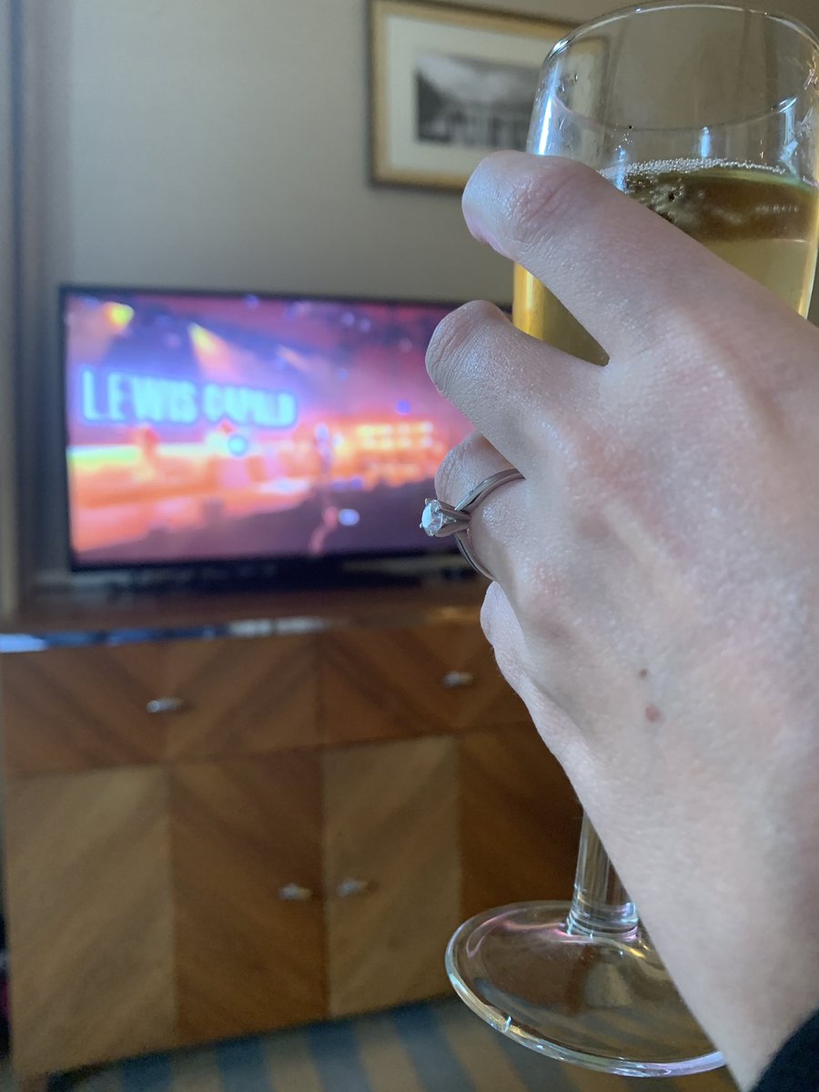 callydaw's tweet photo. My engagement afternoon has turned into us watching @LewisCapaldi on @BBCR1 Big Weekend #lewiscalamari #engagementforcapaldi https://t.co/gOT7vB2Z5a