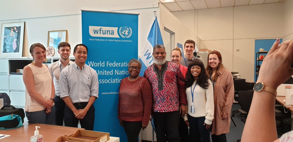 Last Thursday, Joy and I made a courtesy visit to the offices of WFUNA [World Federation of United Nations Associations] at UN Headquarters in Manhattan, NYC. My first visit since my election to the Executive Committee of WFUNA for the period 2018 October - 2021 September. <a href="/WFUNA/">WFUNA</a>