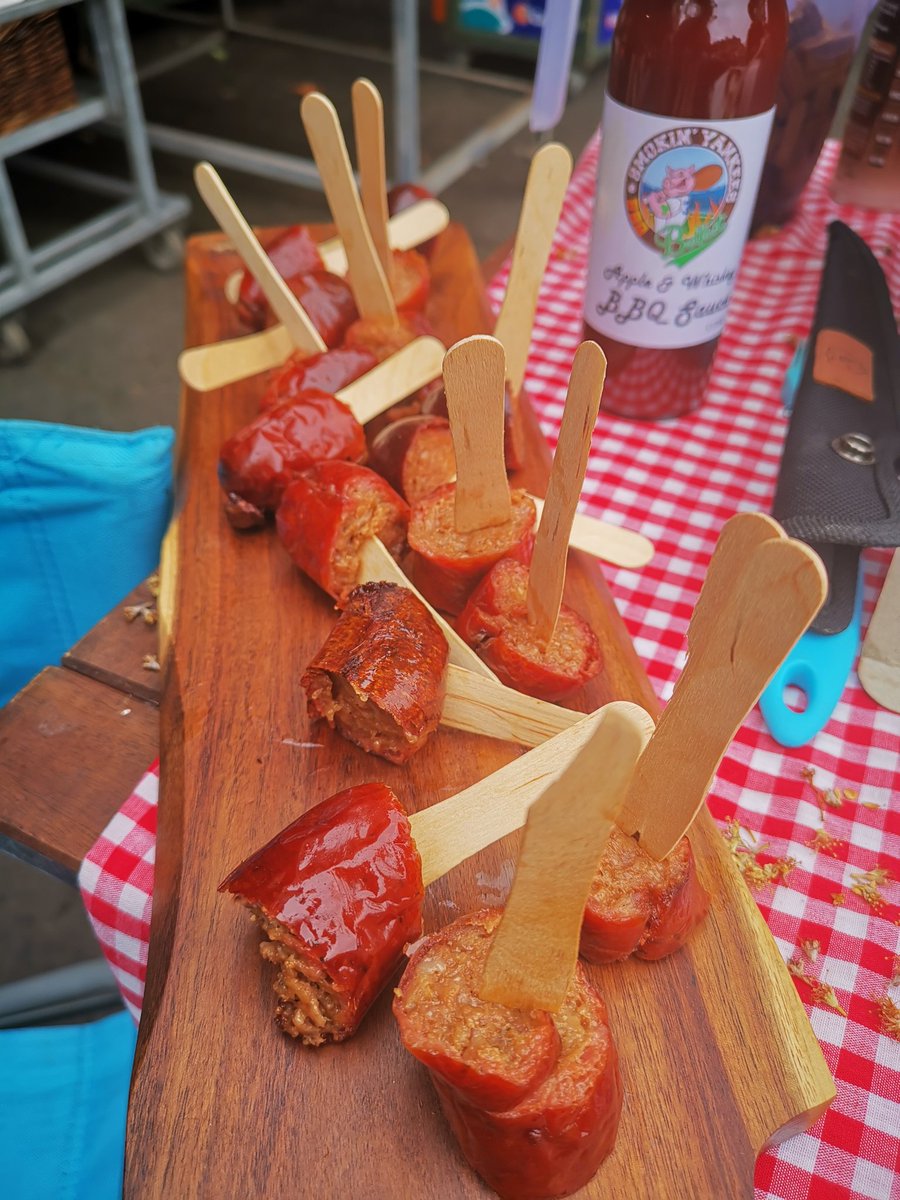 BelfastBBQ's tweet photo. Such a great day at @Arcadiadeli Our new #sausage, made in partnership with @MeatMerchantMoi and @EnPlaceFoods flew off the shelves and got a massive thumbs up from the good people of South #Belfast 
#Soldout #food https://t.co/arn7rdyPmv