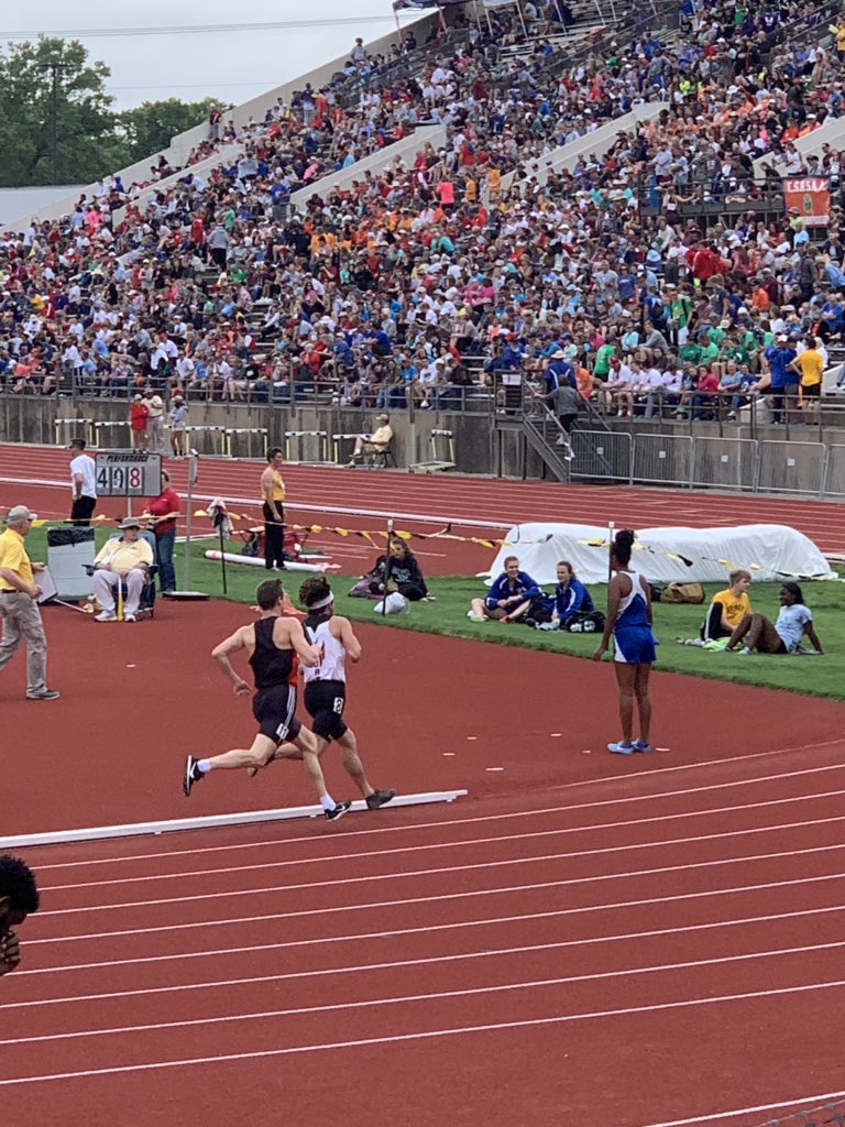 SMNWTandF's tweet photo. Boys 4x800M: (Spencer Kaleko, Jackson Burnett, Ryder Jarrett and Ben Harrell) places 11th https://t.co/sr8yZNWJVN