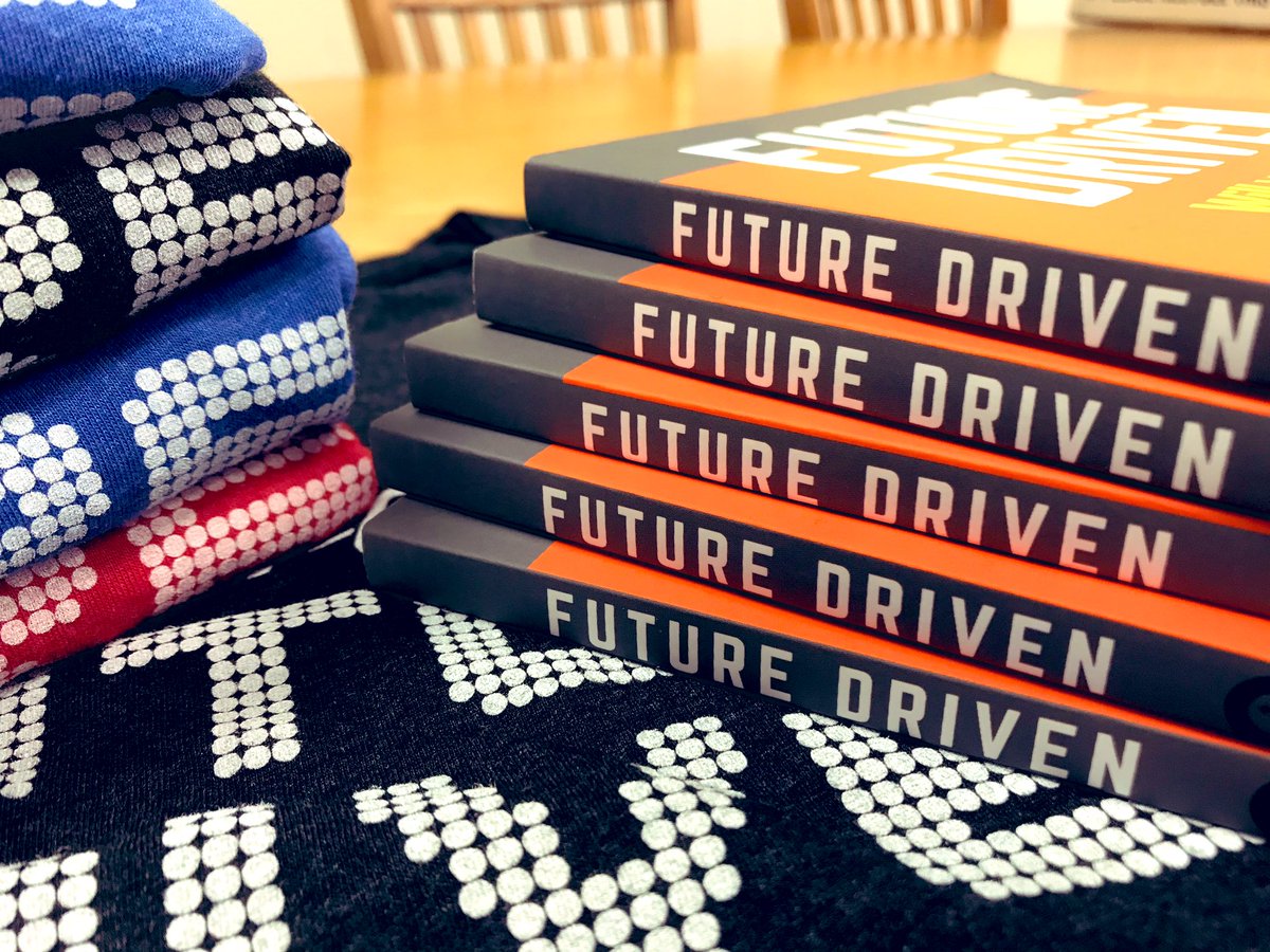 😊Grateful for this amazing community of educators! So I wanted to do another giveaway to say a HUGE thank you!!!

🚀One winner will receive 5 signed copies of #FutureDriven AND 5 FD T-shirts to share!

📚Book club in a box!
🤳Like, Reply, &amp; RT to enter
⏳Winner selected June 1st