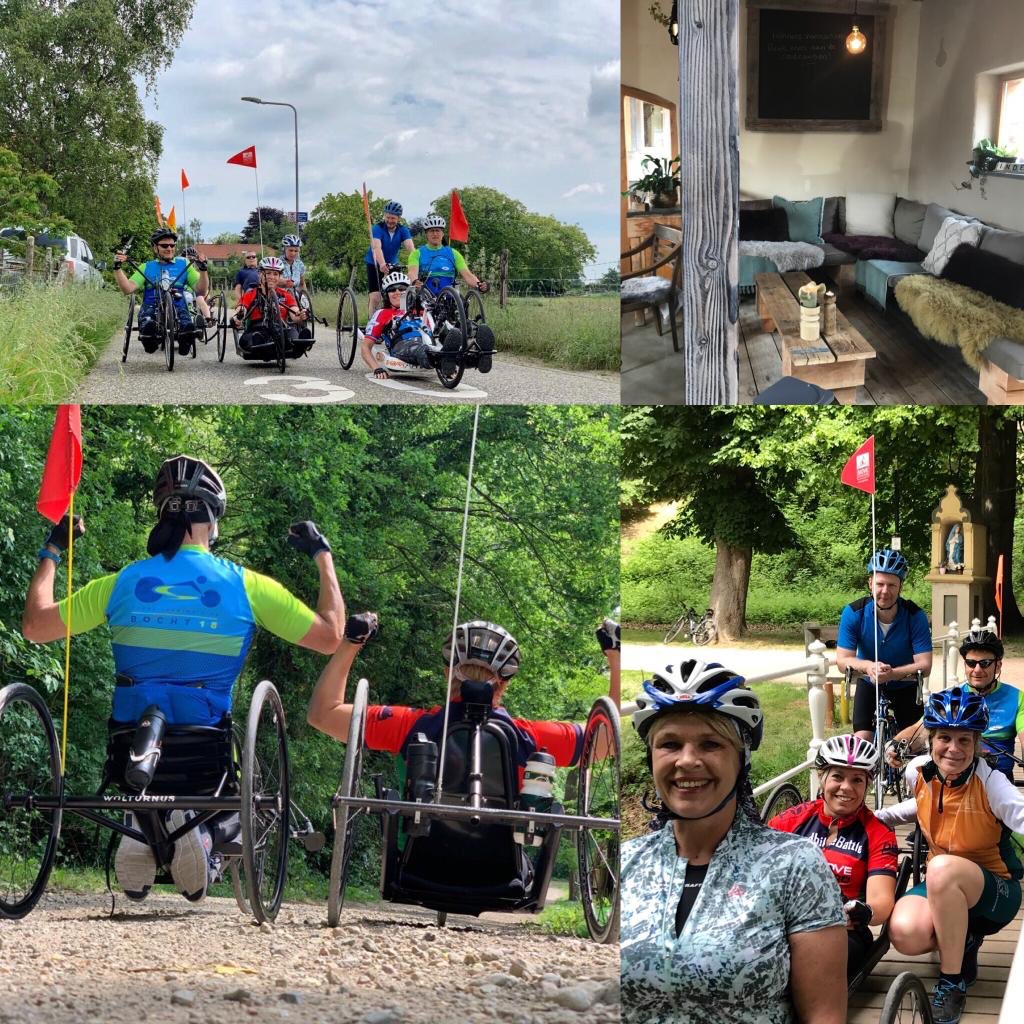 JudithvMunster's tweet photo. I❤️#bocht18: dank voor de mooie dag en veel plezier morgen bij de #handbikeexperience!💪😀 https://t.co/kKuagpC44c