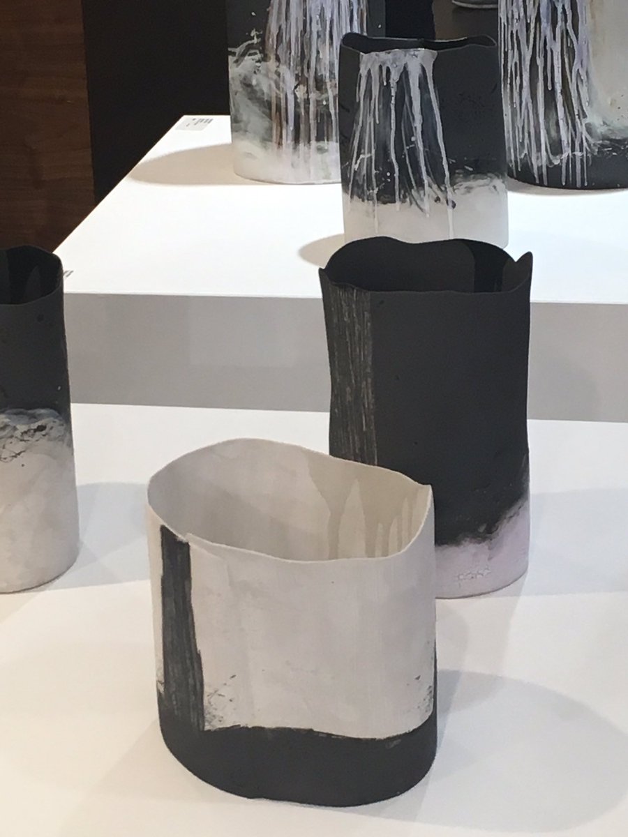 KermodeMovie's tweet photo. Fabulous preview of new @hilarymayo_ ceramics exhibition at @NewCraftsman in St Ives. https://t.co/Eie08Q75v8