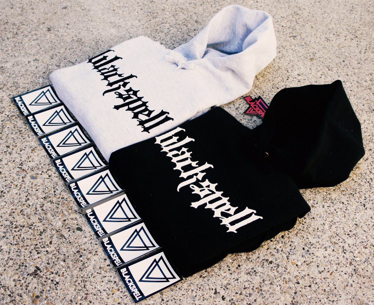 BlackSpellInk's tweet photo. GIVEAWAY TIME! 🤘🏻🖤

Fancy winning one of our brand new Script hoodies and a sticker pack?

Simply retweet this post, tag 3 friends here and 'follow' our page @BlackSpellInk to enter

T+C's: https://t.co/rvOIHG47RQ https://t.co/jOFmiu1OYG