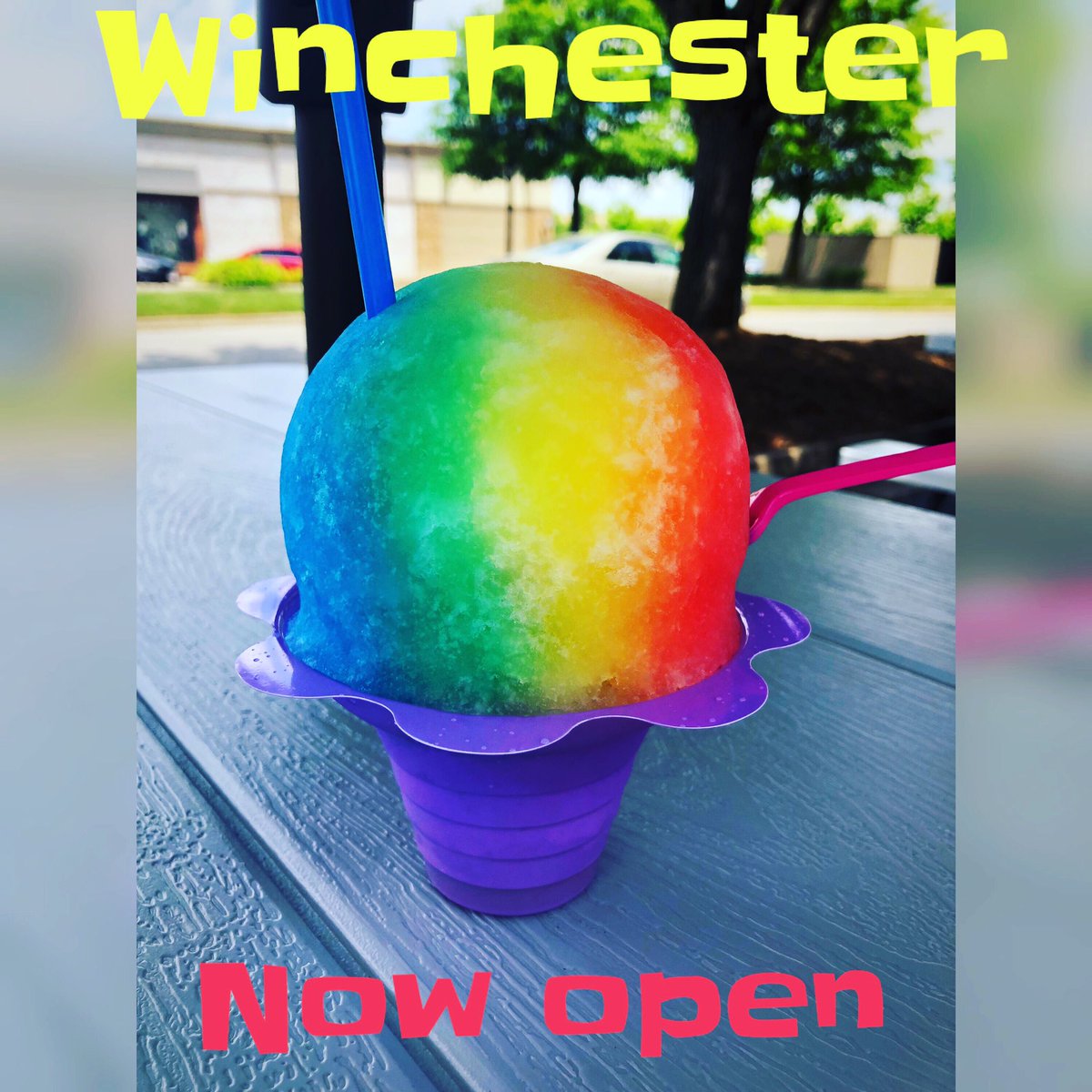 LocoIceKY's tweet photo. Loco Ice is back for another season in Winchester  🤗!!! Stop by between 2:30-9pm for delicious shave ice! https://t.co/Op9GVMNg7n