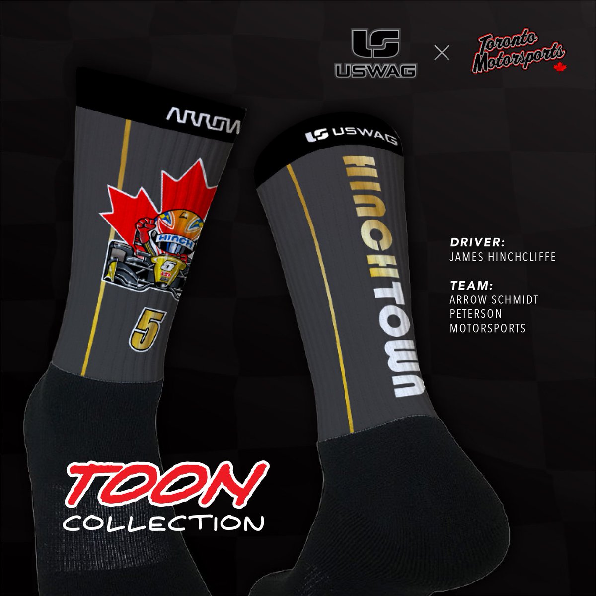 Race fans...WELCOME TO <a href="/HINCHTOWN/">James Hinchcliffe</a>! Rock your mayor's socks -- pick them up <a href="/IMSMuseum/">IMS Museum 🏁</a> <a href="/ShopIndyCar/">Official IndyCar Merchandise</a> #Indy500