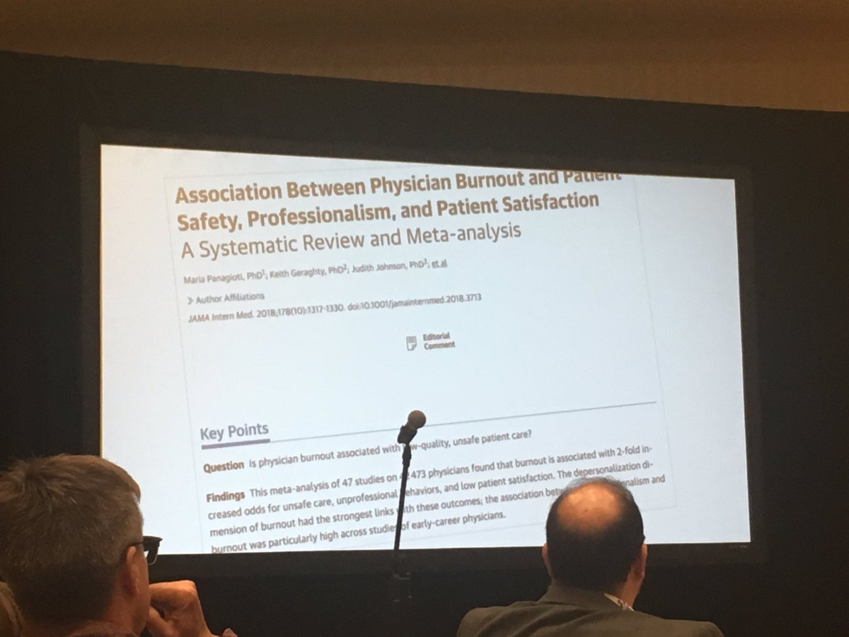 RitikaGoelTO's tweet photo. There are 20-30,000 preventable deaths each year by medical error. Experiencing burnout leads to a 2-fold increase in practising poor care. A major contributor to burnout is dissatisfaction with EHRs. #CFPCaf2019 https://t.co/uZxU6w1RsO