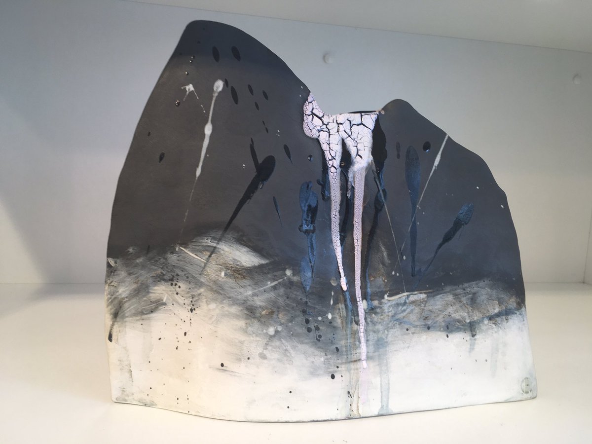 KermodeMovie's tweet photo. Fabulous preview of new @hilarymayo_ ceramics exhibition at @NewCraftsman in St Ives. https://t.co/Eie08Q75v8