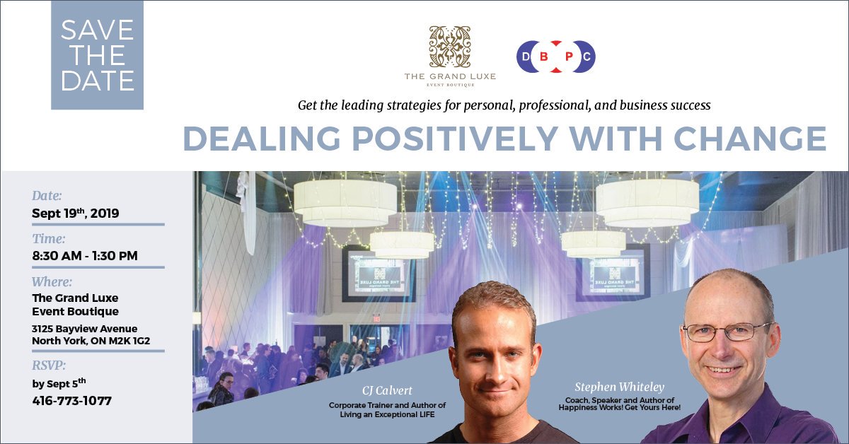 CJ_Calvert's tweet photo. Join me on September 19th at the Grand Luxe Event Boutique where I will be talking about Dealing Positively with Change! Get your tickets here:

https://t.co/6ebJ7RolUO https://t.co/t4OgoBsLqv
