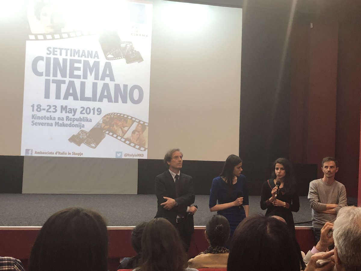 Success of last day of #SettimanadelCinemaItaliano with the screening of <a href="/iscelitel_mk/">Исцелител</a> beautiful movie by <a href="/stavreski/">Gjorce Stavreski</a> already awarded last year by <a href="/BFMEETING/">Bergamo Film Meeting</a> &amp; distributed in 🇮🇹 by #Lab80film. Interesting debate with the public, Director Stavreski &amp; Giulia Esposito of #Lab80Film🎥