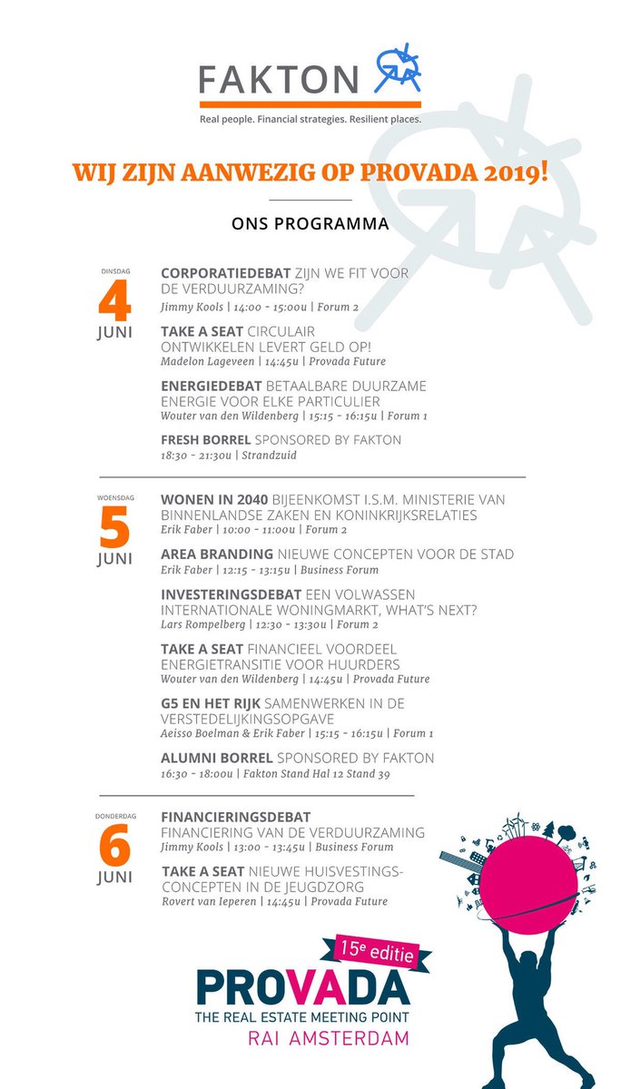 🏋🏻‍♀️ Are we fit for the future? Tijdens <a href="/PROVADAre/">PROVADA</a> gaan wij in verschillende bijeenkomsten op zoek naar het antwoord op die vraag. Kom ook en praat met ons mee! Meer info 👉🏻 provada.nl