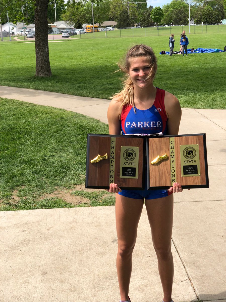 PBjorneberg's tweet photo. @Karley_Peters blew away the 100m field and has anchored our 2 championship relays.  One more race to finish an amazing track career!! https://t.co/MKys2KRQPN